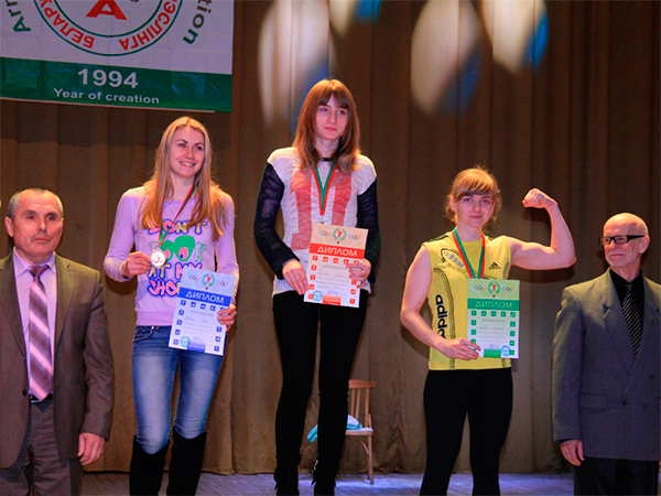 Сборная команда университета завоевала третье место в чемпионате Республики Беларусь по армрестлингу
