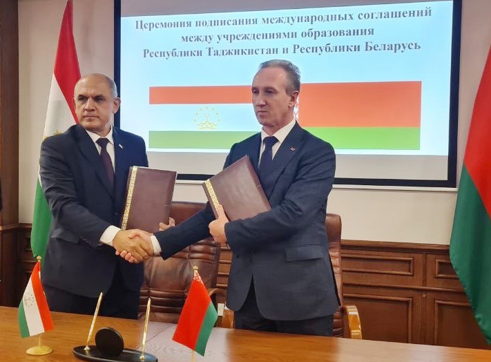 Между Барановичским государственным университетом и Таджикским государственным университетом права, бизнеса и политики подписан договор о сотрудничестве!