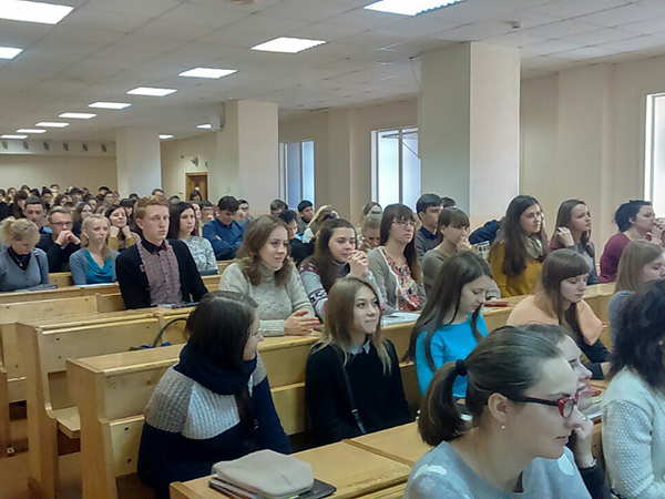 На факультете экономики и права состоялась встреча студентов с представителем Верховного Суда Республики Беларусь
