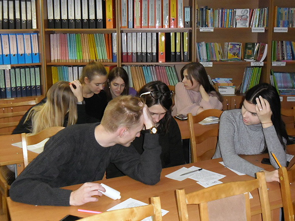 Посещение студентами факультета славянских и германских языков семинаров учителей иностранного языка г. Барановичи