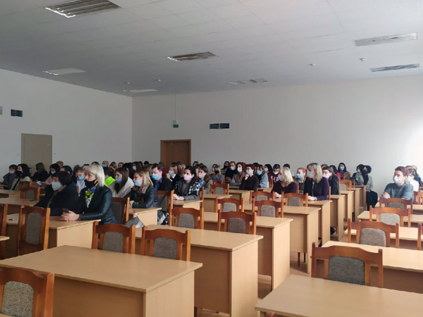 В БарГУ прошла встреча сотрудников университета с главным врачом ГУ «Барановичский зональный центр гигиены и эпидемиологии»