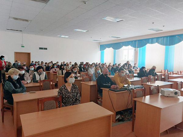 В БарГУ прошла встреча сотрудников университета с главным врачом ГУ «Барановичский зональный центр гигиены и эпидемиологии»